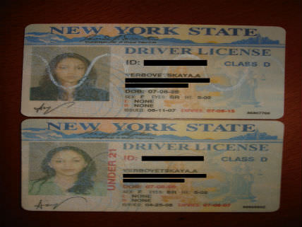Clipped Drivers License Tsa